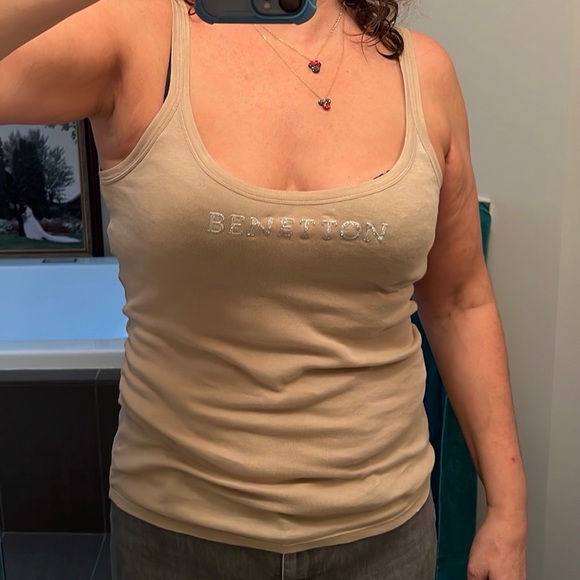 Benetton camisole sprinkled logo - Picture 1 of 4